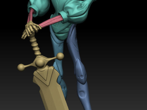 Medievil Fanart Statue Ready To Prin 3D 打印模型