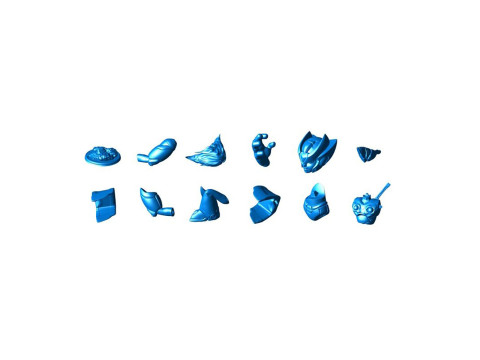Megaman Ready To Print Modèles 3D en vedette
