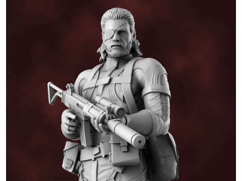 Metal Gear Solid prêt à imprimer Modèles 3D en vedette
