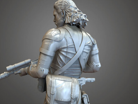 Metal Gear Solid prêt à imprimer Modèles 3D en vedette