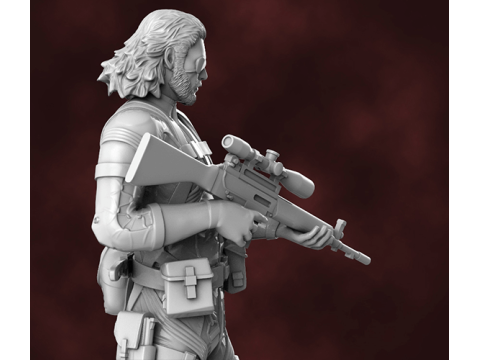 Metal Gear Solid prêt à imprimer Modèles 3D en vedette