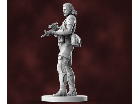 Metal Gear Solid prêt à imprimer Modèles 3D en vedette