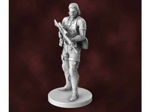 Metal Gear Solid prêt à imprimer Modèles 3D en vedette