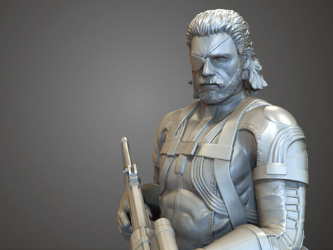 Metal Gear Solid prêt à imprimer Modèles 3D en vedette