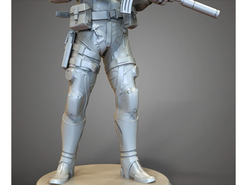 Metal Gear Solid prêt à imprimer Modèles 3D en vedette