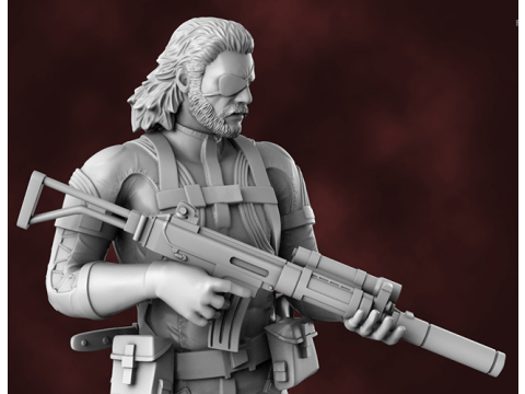 Metal Gear Solid prêt à imprimer Modèles 3D en vedette