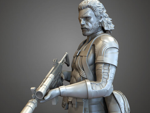 Metal Gear Solid prêt à imprimer Modèles 3D en vedette