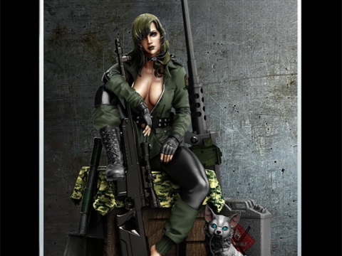 Sniperwolf Metal Gear Ready To Print 3D Print Model