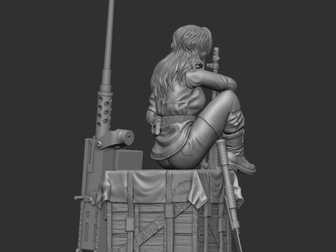 Sniperwolf Metal Gear готов к печати 3D Принт Модель