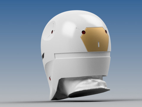 Gray Fox Helmet Metal Gear Ready To Print 3D Print Model