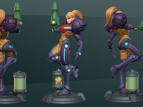 Samus Armor Ready To Print Modelo de Impressão 3D