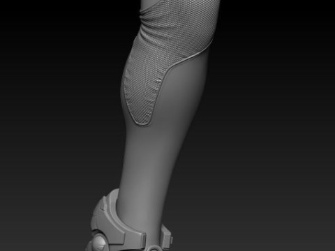 Samus Zero Suit Ready To Print Modèles 3D en vedette