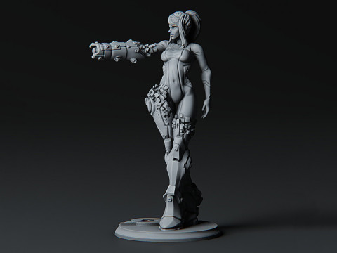 Samus Aran 银河战士准备打印 3D 打印模型