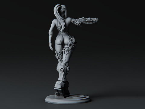 Samus Aran 银河战士准备打印 3D 打印模型