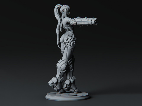 Samus Aran 银河战士准备打印 3D 打印模型