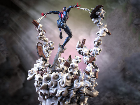 Miles Morales Spider Man Ready To Print 3D Druckmodell