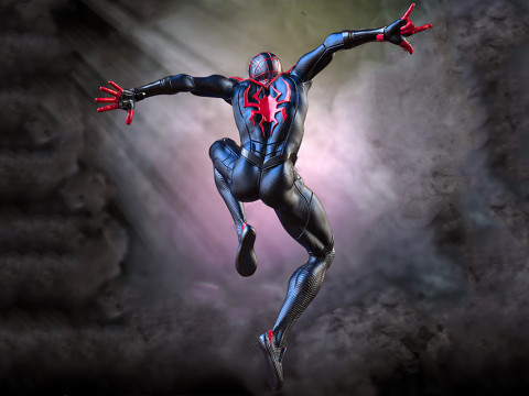 Miles Morales Spider Man Ready To Print 3D Druckmodell