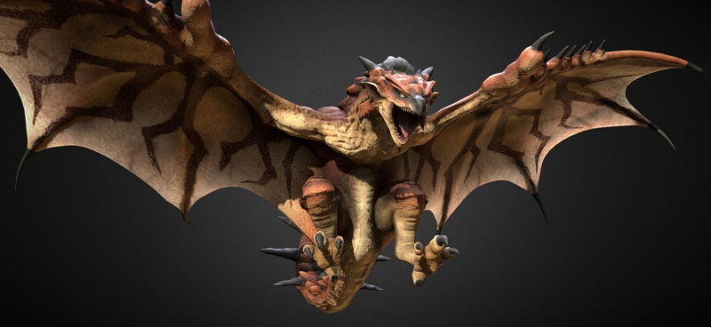 Rathalos Mejorado 准备打印 3D 打印模型 .c4d .max .obj .3ds .fbx .stl .blend