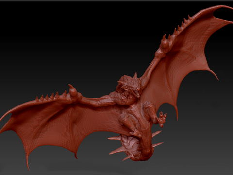 Rathalos Mejorado 准备打印 3D 打印模型