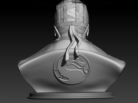 Sub Zero Bust Maikel Santos Ready To Print Model Cetak 3D