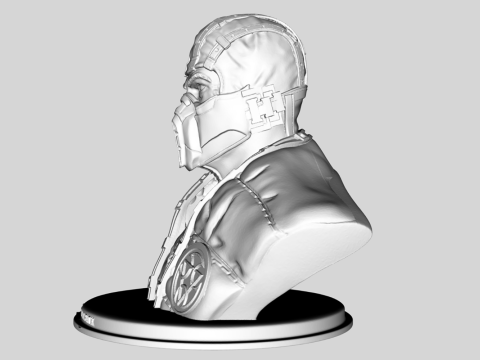 Sub Zero Bust Maikel Santos Ready To Print Model Cetak 3D