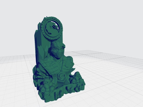 Stand Mortal Kombat Sub Zero Ready To Print 3D 打印模型