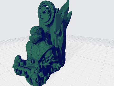 Stand Mortal Kombat Sub Zero Ready To Print 3D Принт Модель