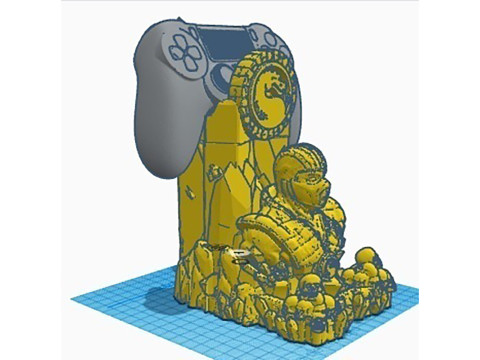 Stand Mortal Kombat Sub Zero Ready To Print 3D Принт Модель