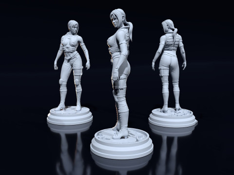 Sonya Blade Ready To Print 3D-Druckmodell