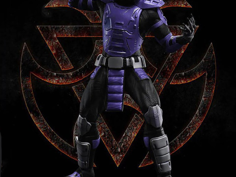 Mortal Kombat Smoke Ready To Print 3D Принт Модель