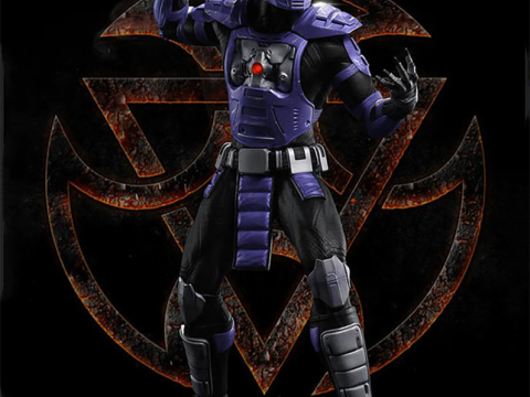 Mortal Kombat Smoke Ready To Print Model Cetak 3D