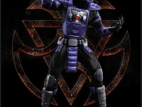 Mortal Kombat Smoke Ready To Print Model Cetak 3D