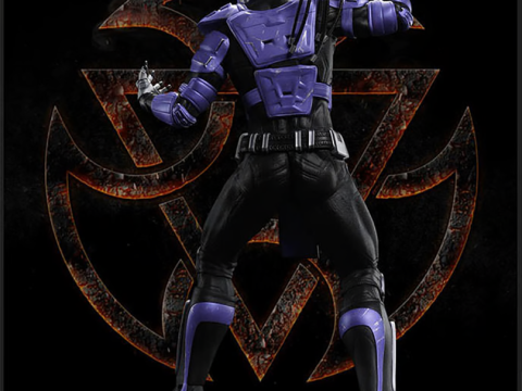 Mortal Kombat Smoke Ready To Print Model Cetak 3D