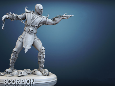 Scorpion Ready To Print 3D-Druckmodell