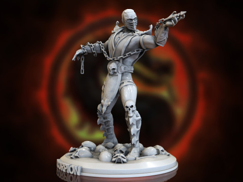 Scorpion Ready To Print 3D Принт Модель
