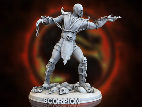 Scorpion Ready To Print 3D Принт Модель