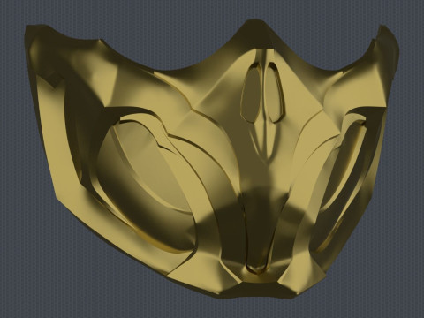 Scorpion Mask MK11 Ready To Print 3D Принт Модель