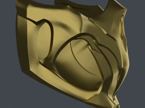 Scorpion Mask MK11 Ready To Print Model Cetak 3D