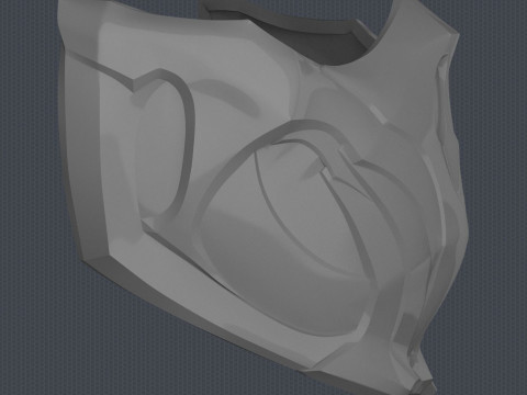 Scorpion Mask MK11 Ready To Print Model Cetak 3D