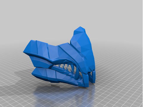 Reptile Mortal Kombat MKX Mask V3 Ready To Print 3Dプリントモデル