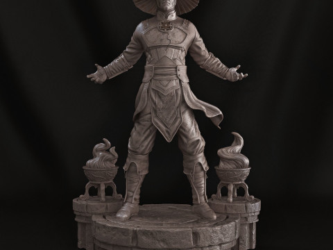 Raiden Mortal Kombat Ready To Print 3D Print Model