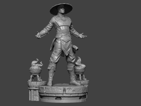 Raiden Mortal Kombat Ready To Print 3D Print Model