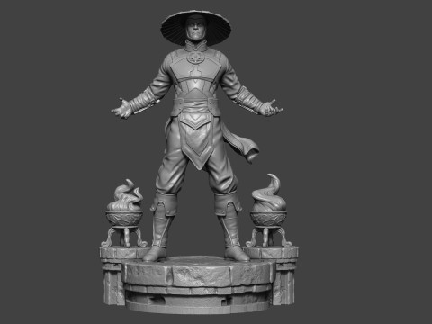 Raiden Mortal Kombat Ready To Print 3D Print Model