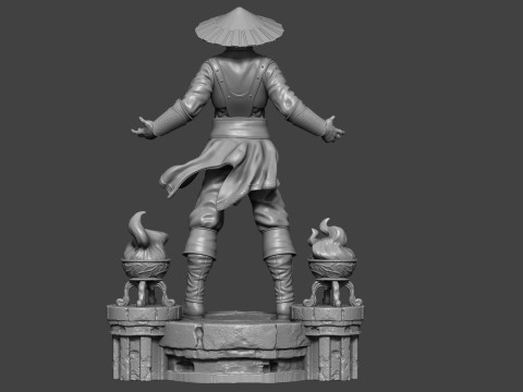 Raiden Mortal Kombat Ready To Print 3D Print Model