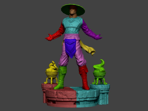 Raiden Mortal Kombat Ready To Print 3D Print Model