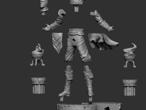 Raiden Mortal Kombat Ready To Print 3D Print Model
