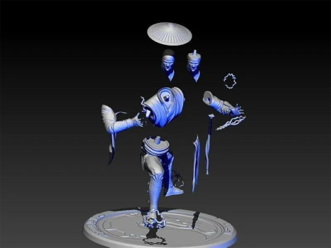 Mortal Kombat Raiden Ready To Print 3D Принт Модель