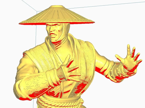 Mortal Kombat Raiden Ready To Print 3D Принт Модель