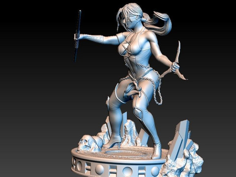 Mortal Kombat Jade Ready To Print Model do druku 3D