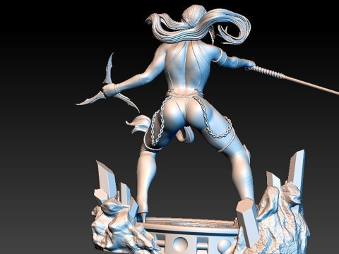 Mortal Kombat Jade Ready To Print Model do druku 3D